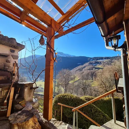 Ferienhaus&ferienwohnung Wiñay Wayna Gotschna Blick Klosters-Serneus